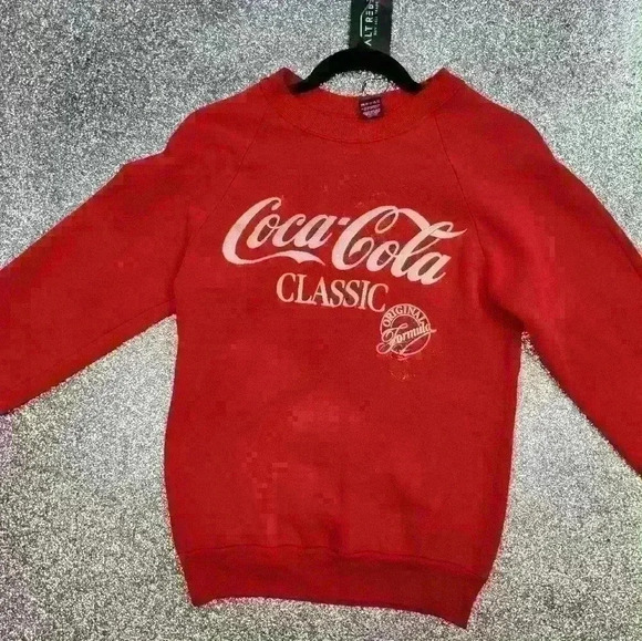 Vintage coca cola sweat shirt size  med - Picture 1 of 7